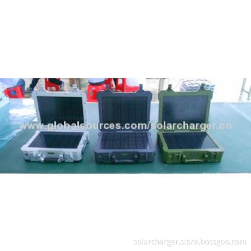Portable Solar Power System Case with 100V AC or 12/5V DC Voltage